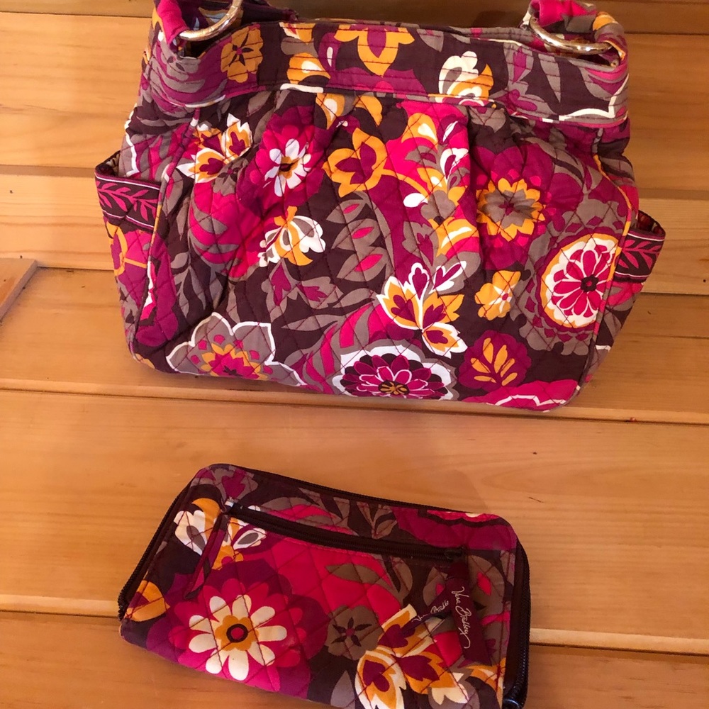 Vera Bradley bag with wallet